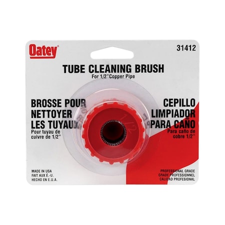 Oatey 0.5 in. Tube Cleaning Brush 4884649